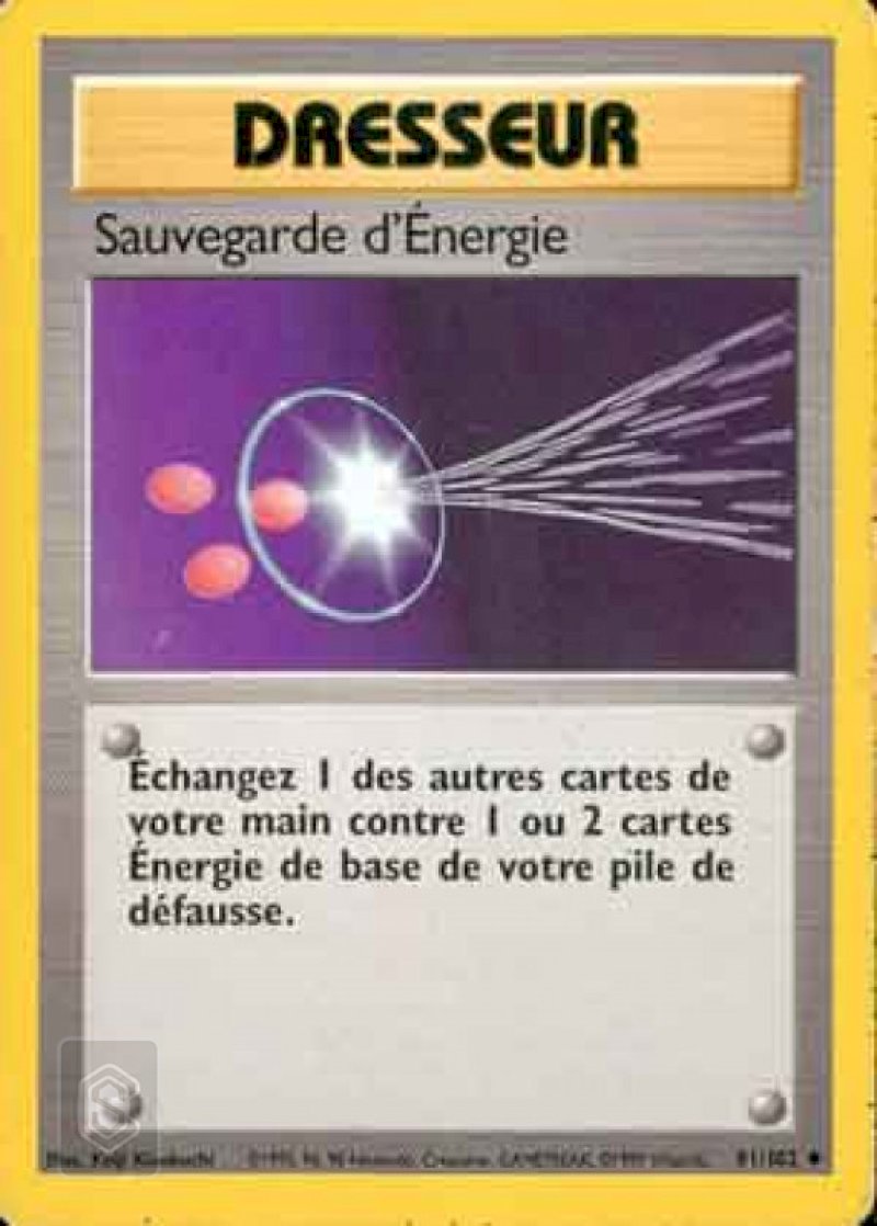 Sauvegarde d'Énergie